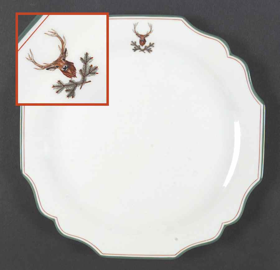 5939 Dinner Plate by Wiener Porzellan-1