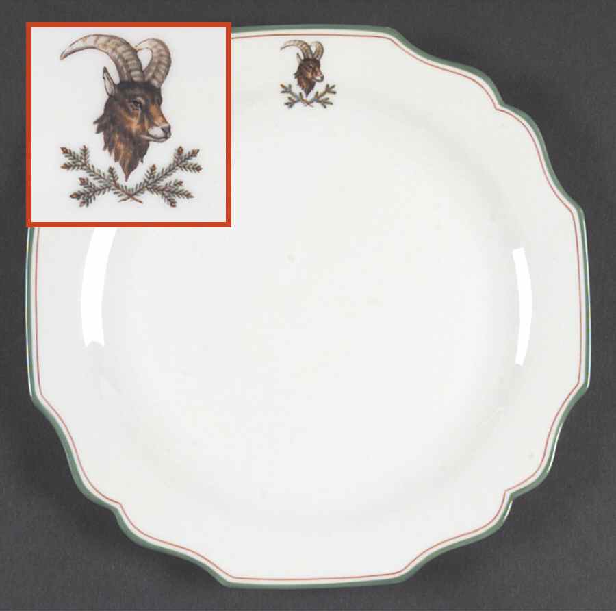 5939 Luncheon Plate by Wiener Porzellan-1
