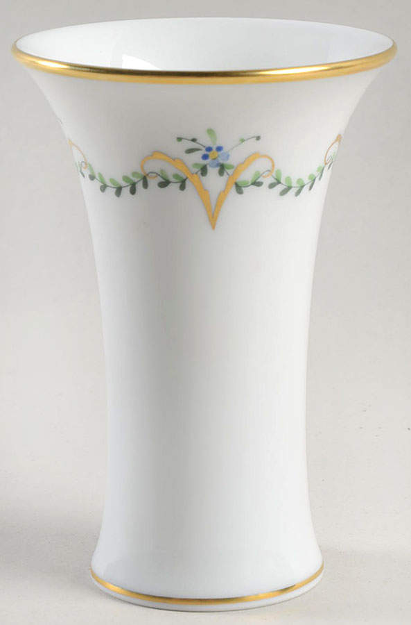 Biedermeier Girlande 4" Bud Vase by Wiener Porzellan-1