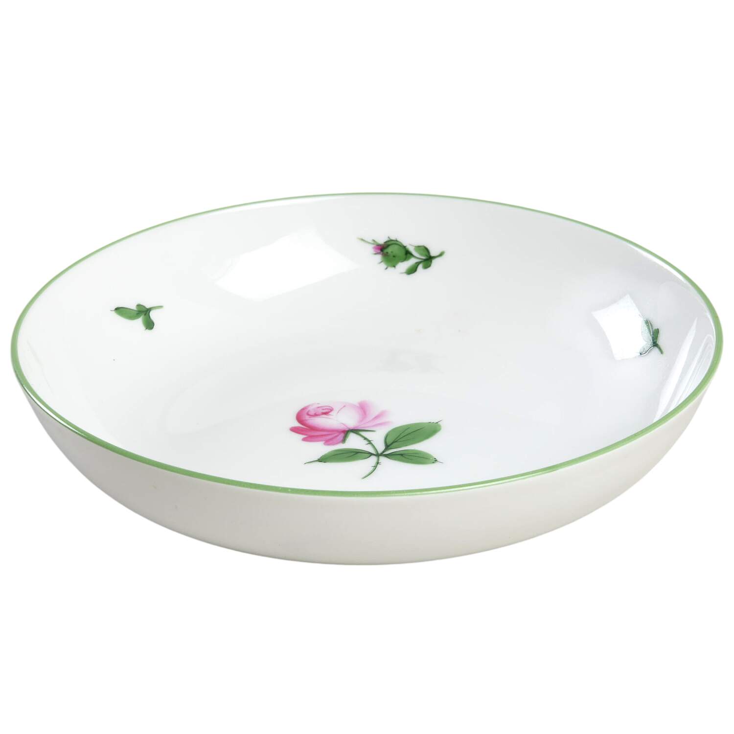 Viennese Rose Coupe Cereal Bowl by Wiener Porzellan-1
