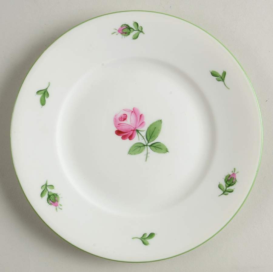 Viennese Rose Bread & Butter Plate by Wiener Porzellan-1