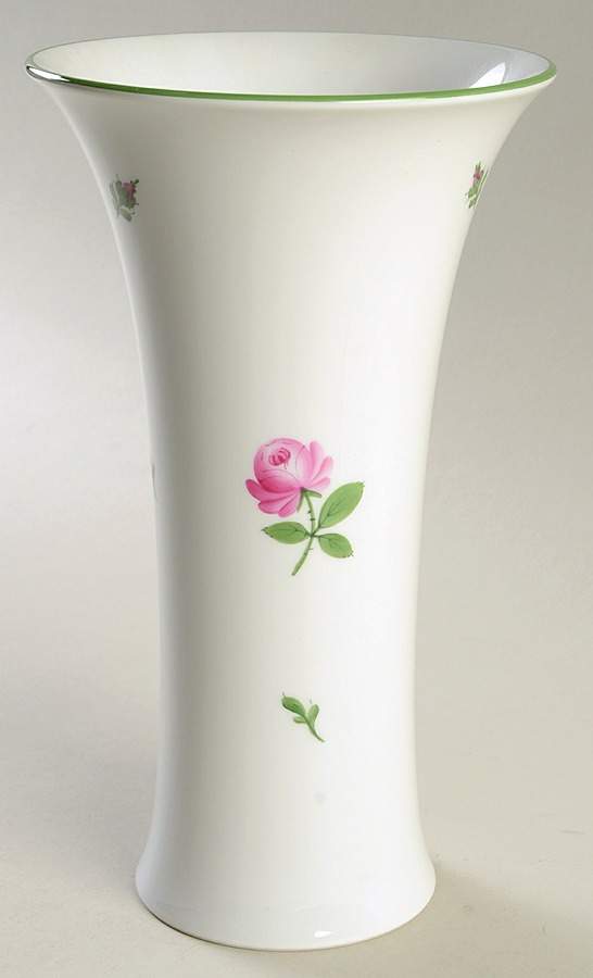 Viennese Rose 9" Vase by Wiener Porzellan-1
