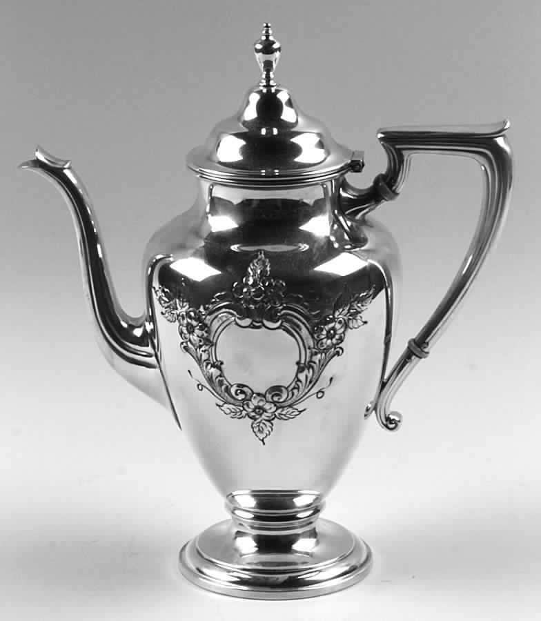 Lynndale (Sterling, Hollowware) Coffee Pot by Wallace Silver-1