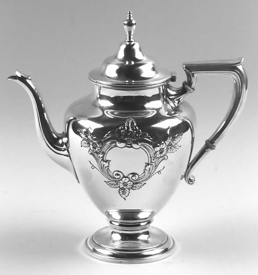 Lynndale (Sterling, Hollowware) Teapot by Wallace Silver-1