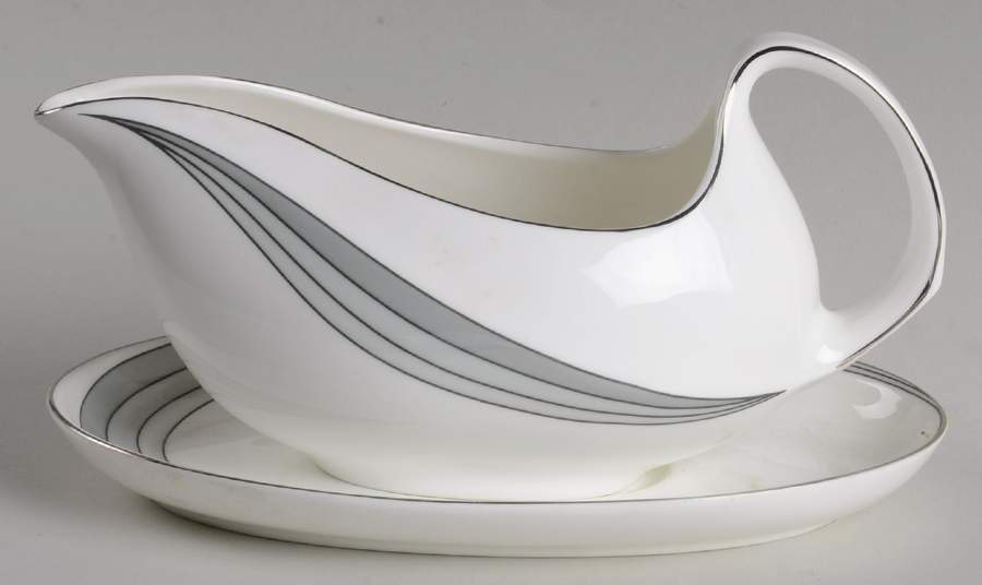 Selene Gravy Boat & Underplate by Wedgwood-1