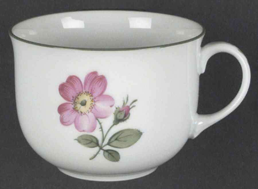 Wiener Blumen Flat Cup by Wiener Porzellan-1