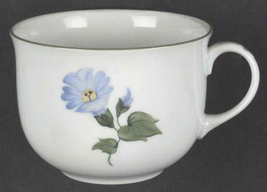 Wiener Blumen Flat Cup by Wiener Porzellan-1