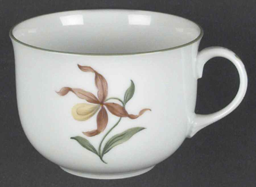 Wiener Blumen Flat Cup by Wiener Porzellan-1