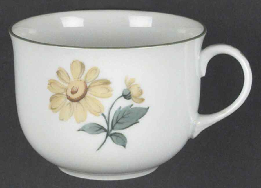Wiener Blumen Flat Cup by Wiener Porzellan-1