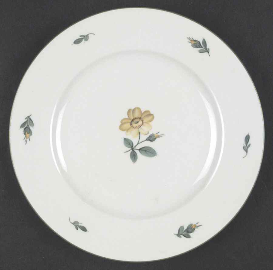 Wiener Blumen Dessert/Pie Plate by Wiener Porzellan-1