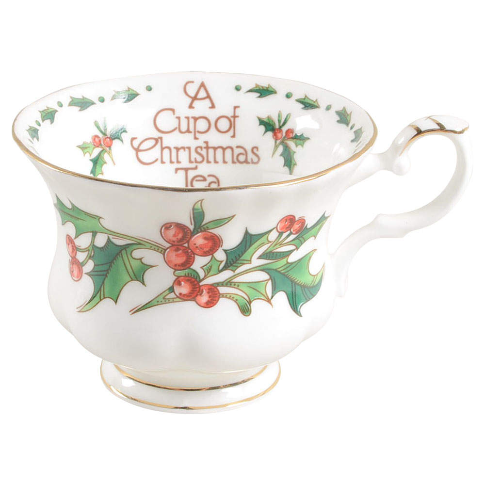 A Cup of Christmas Tea Footed Cup by Waldman House-1