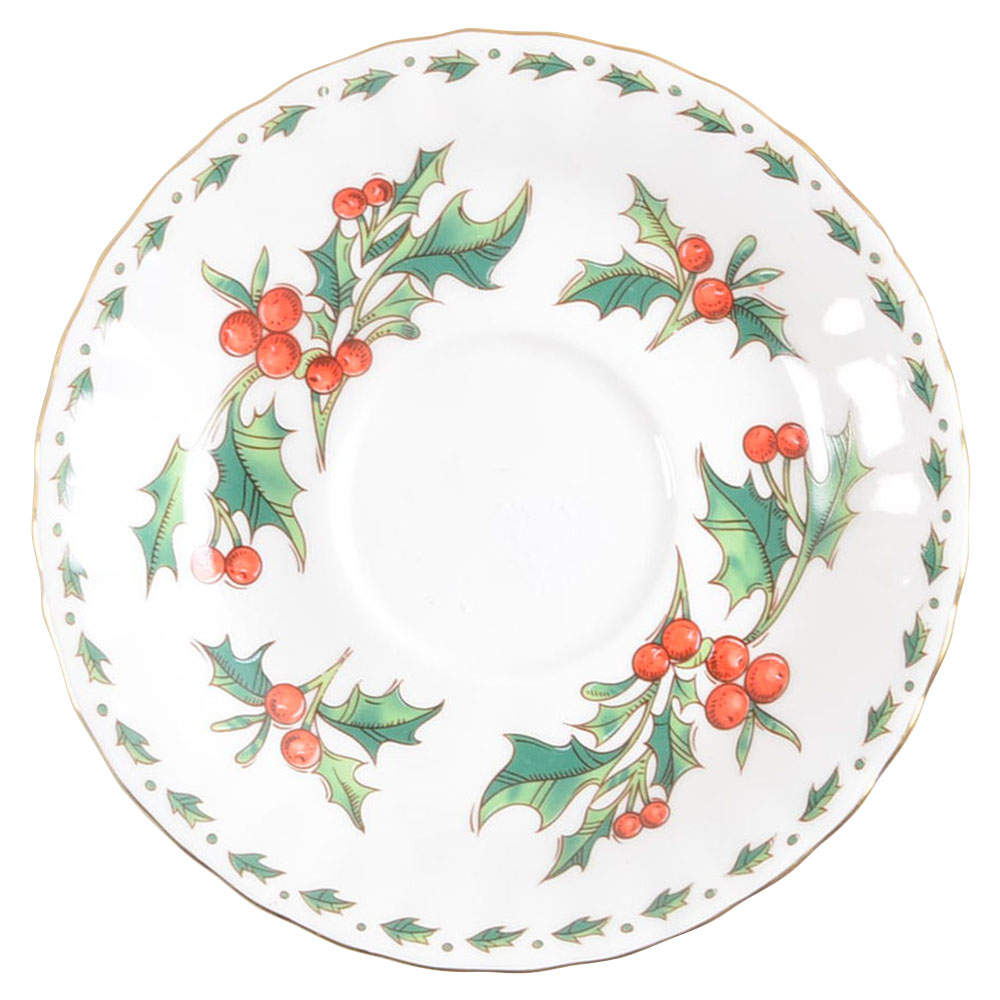 A Cup of Christmas Tea Saucer by Waldman House-1