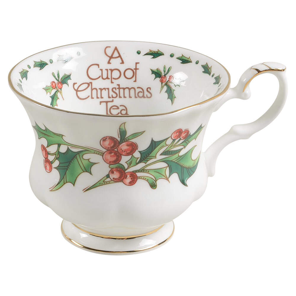 A Cup of Christmas Tea Footed Cup by Waldman House-1