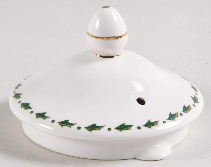 A Cup of Christmas Tea Lid for Teapot by Waldman House-1