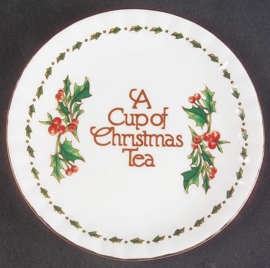 A Cup of Christmas Tea Miniature Tray by Waldman House-1