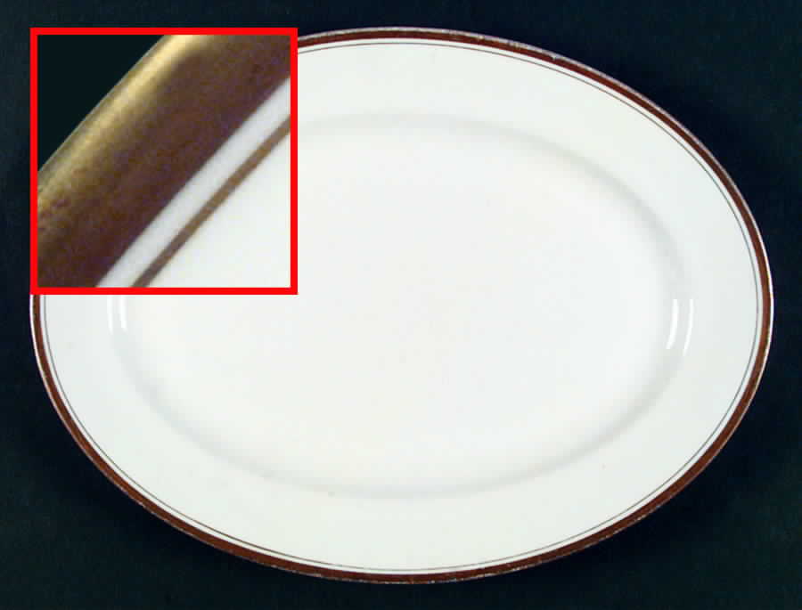 WAR86 12" Oval Serving Platter by Warwick-1
