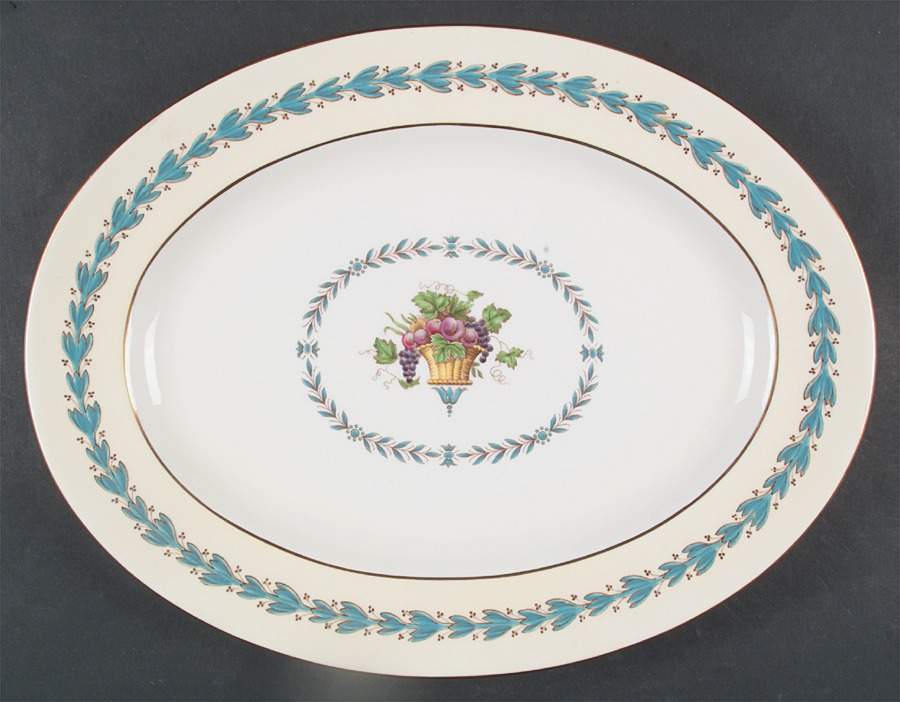 Appledore 15" Oval Serving Platter by Wedgwood-1