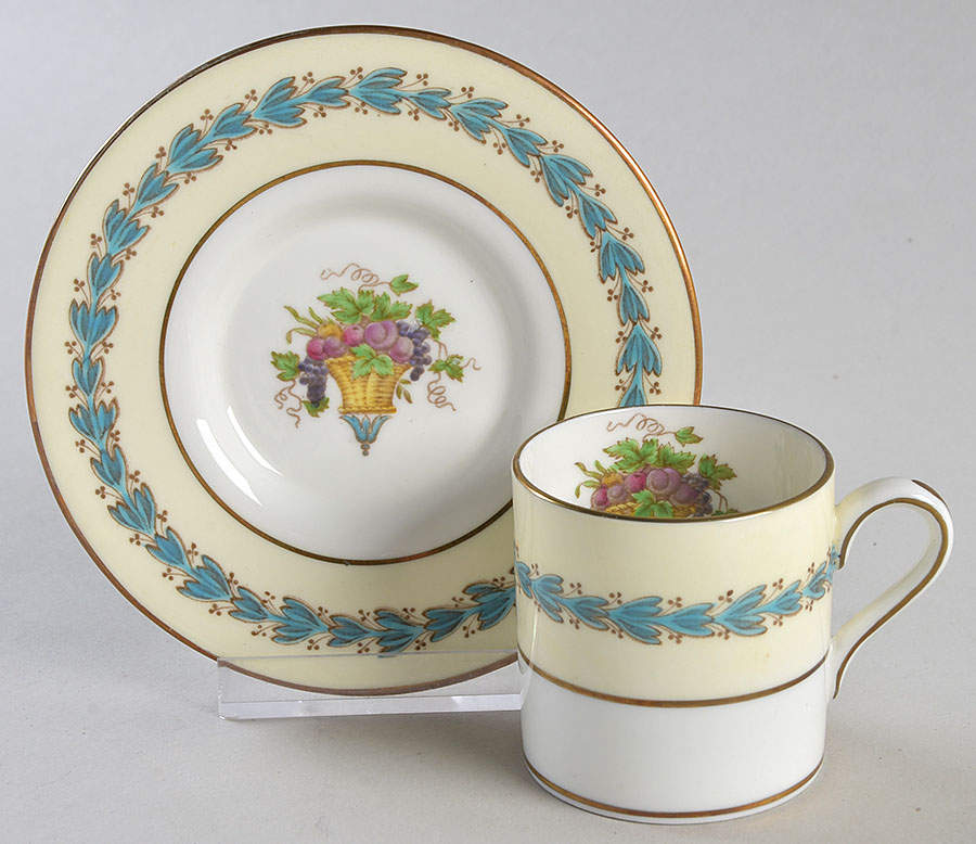 Appledore Bond Shape Demitasse Cup and Saucer Set by Wedgwood-1