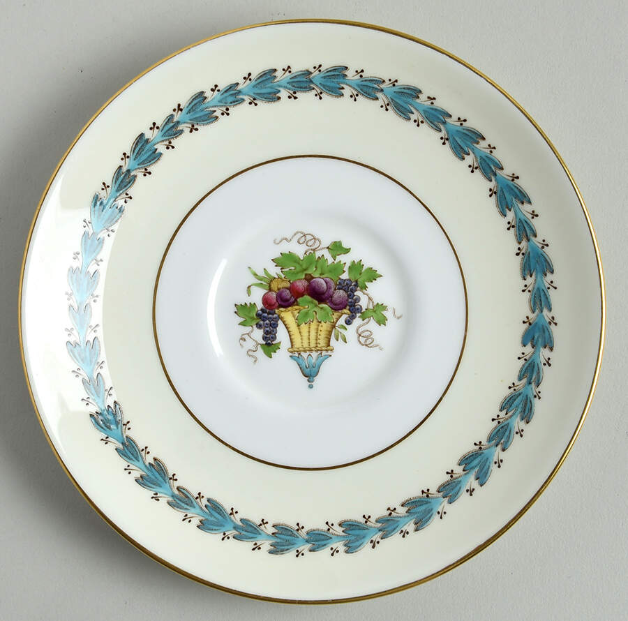 Appledore Saucer for Peony Shape Footed Cup by Wedgwood-1