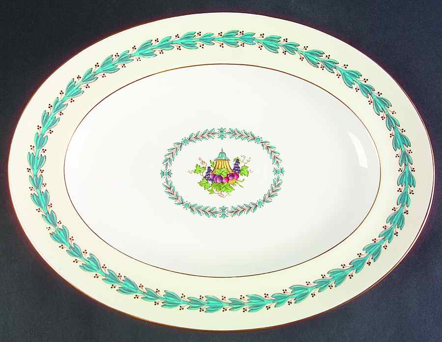 Appledore 13" Oval Serving Platter by Wedgwood-1