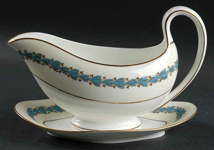 Appledore Gravy Boat & Underplate/Relish by Wedgwood-1