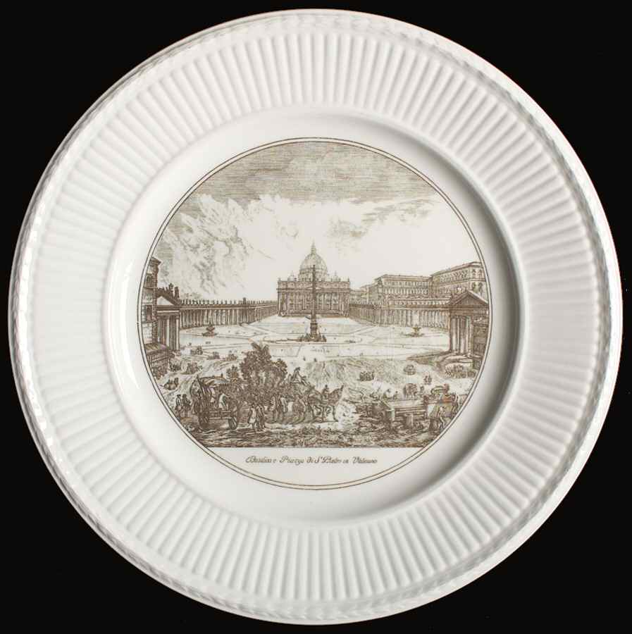 Piranesi Plates Dinner Plate by Wedgwood-1