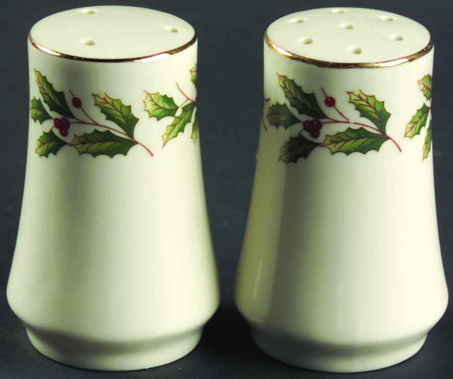 Holly Berry Salt & Pepper Set by World Bazaars-1