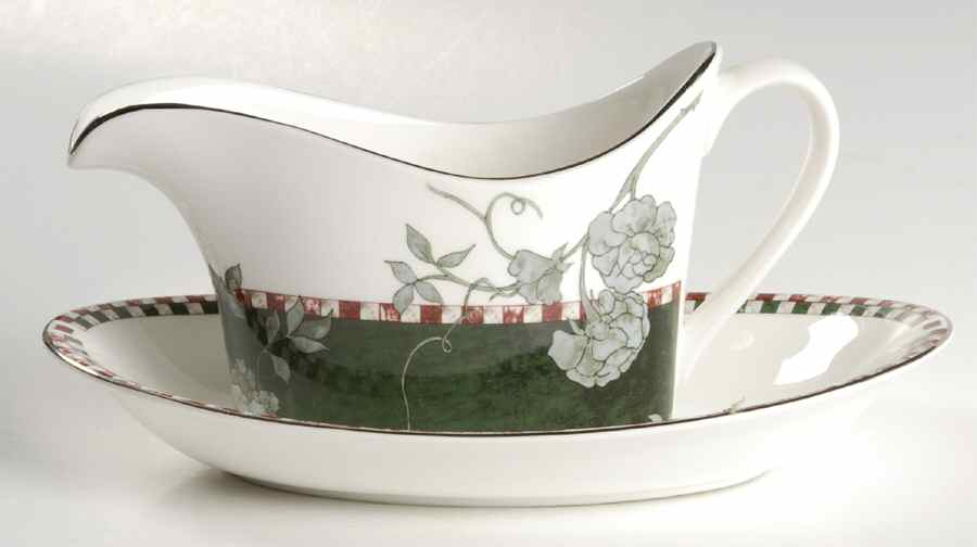 Manhattan Gravy Boat & Underplate by Wedgwood-1