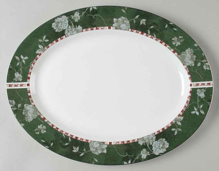 Manhattan 15" Oval Serving Platter by Wedgwood-1
