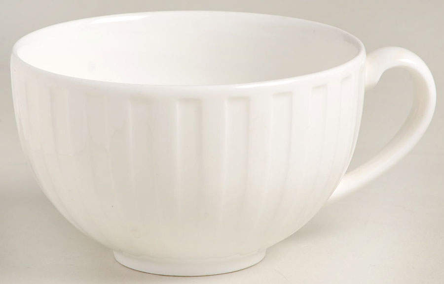 Night and Day White Flat Cup by Wedgwood-1