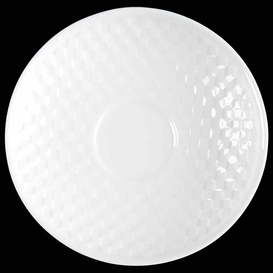 Night and Day White Saucer for Flat Cup by Wedgwood-1
