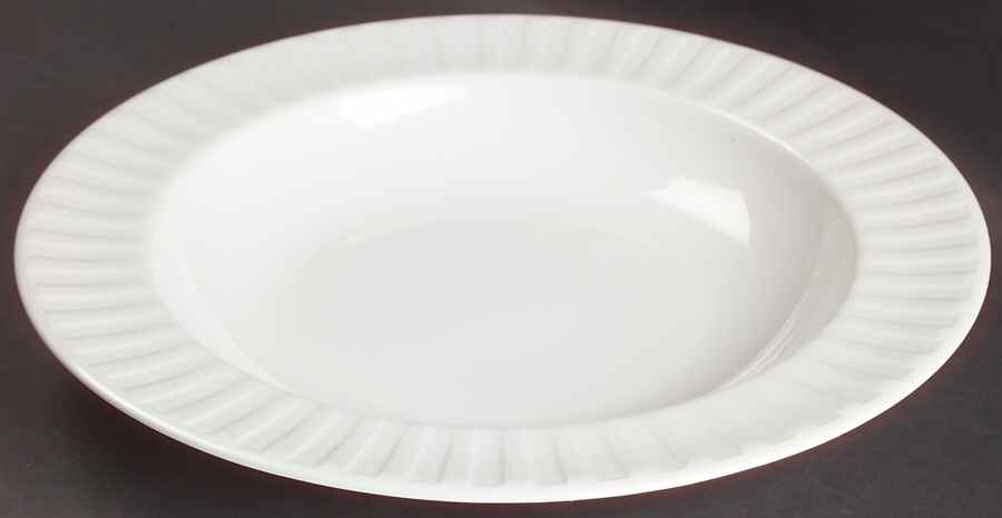 Night and Day White 11" Individual Pasta Bowl by Wedgwood-1
