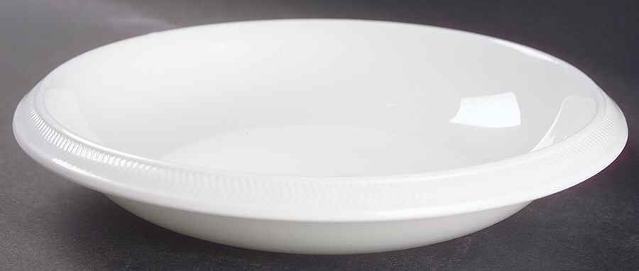 Night and Day White Coupe Soup Bowl by Wedgwood-1