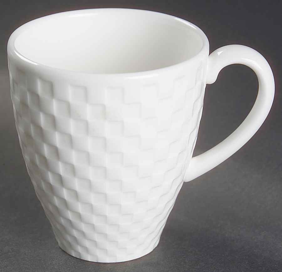 Night and Day White Flat Demitasse Cup by Wedgwood-1