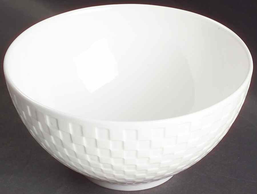 Night and Day White 7" Round Vegetable Bowl by Wedgwood-1