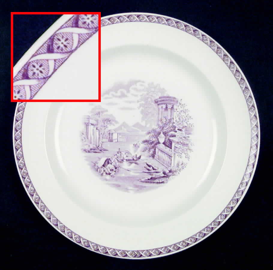 Lugano Mulberry Salad Plate by Wedgwood-1