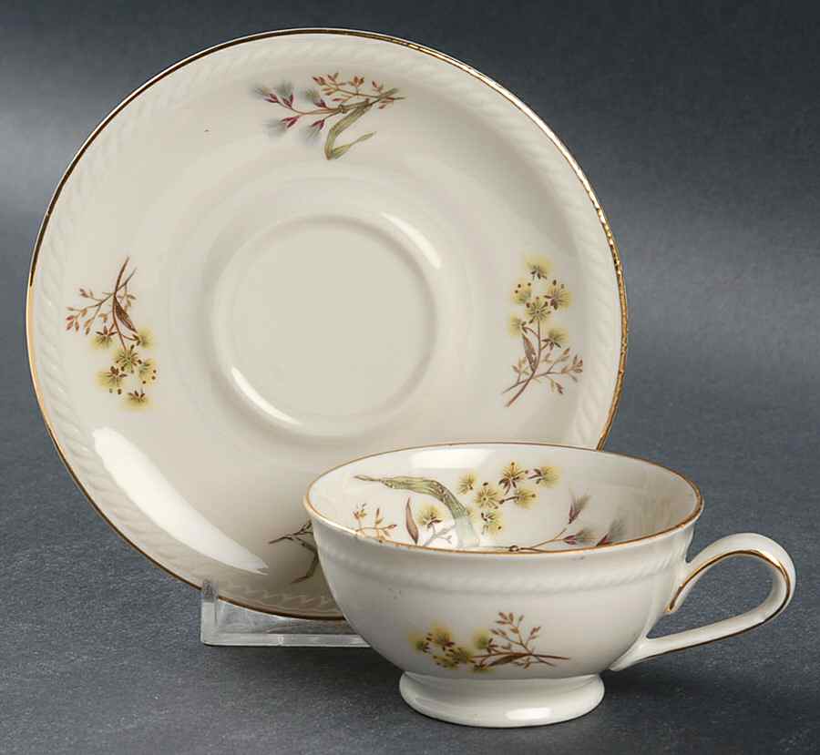 WIG400 Footed Demitasse Cup & Saucer Set by Winterling - Bavaria-1