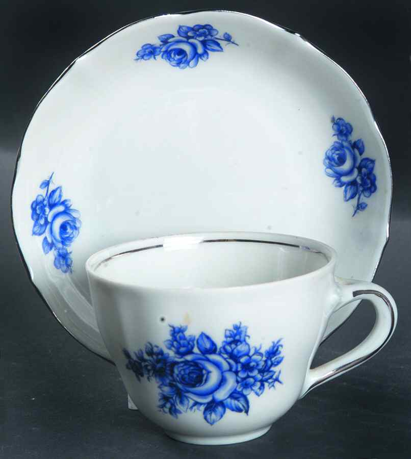 WIG401 Flat Demitasse Cup & Saucer Set by Winterling - Bavaria-1