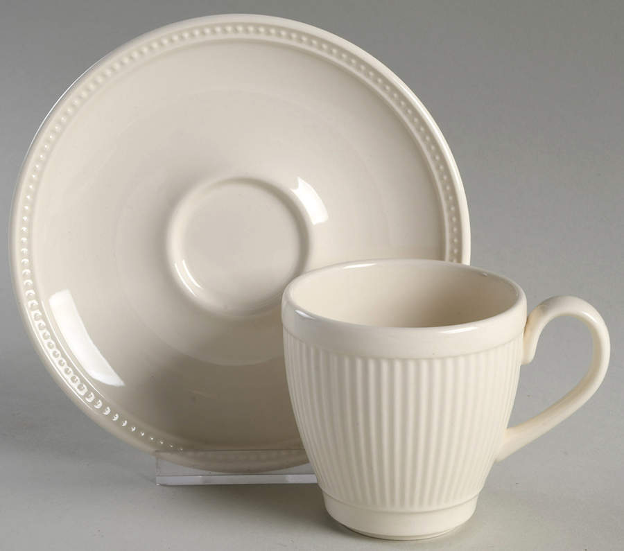 Windsor Flat Cup & Saucer Set by Wedgwood-1