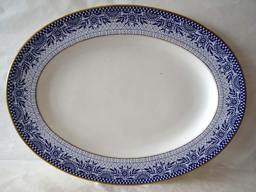 X340 19" Oval Serving Platter by Wedgwood-1