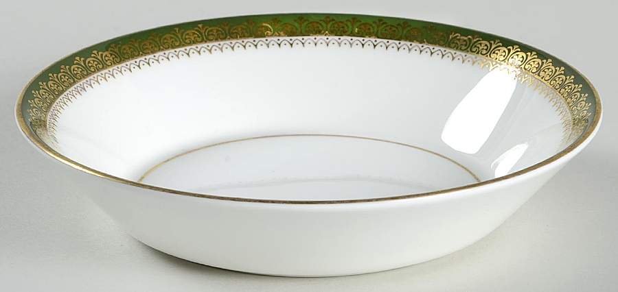 Chester (Gold Verge) Fruit/Dessert (Sauce) Bowl by Wedgwood-1