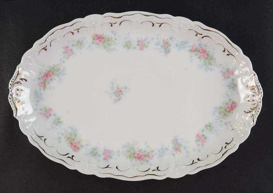 1348 11" Oval Serving Platter by Weimar-1