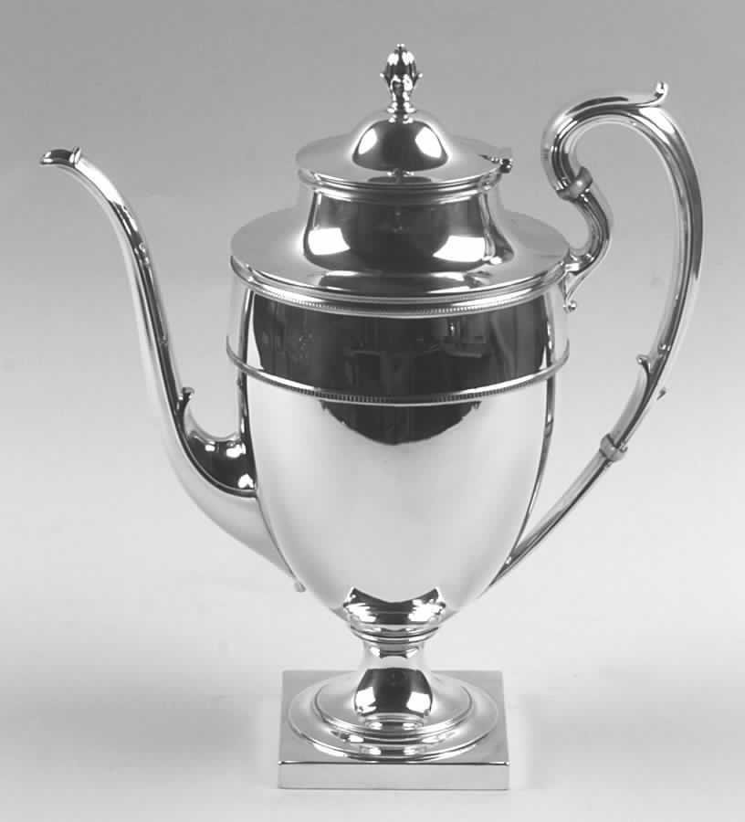 King Albert (Sterling, Hollowware) Coffee Pot by Whiting Manf Co-1