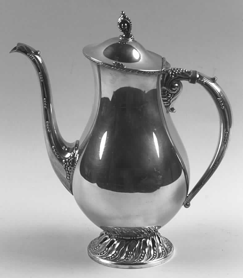 King Christian (Silverplate, Hollowware) Silverplate Coffee Pot by Wallace Silver-1