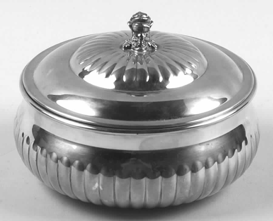 Royal Rose (Silverplate, Hollowware) Plated Covered Bon Bon Bowl by Wallace Silver-1