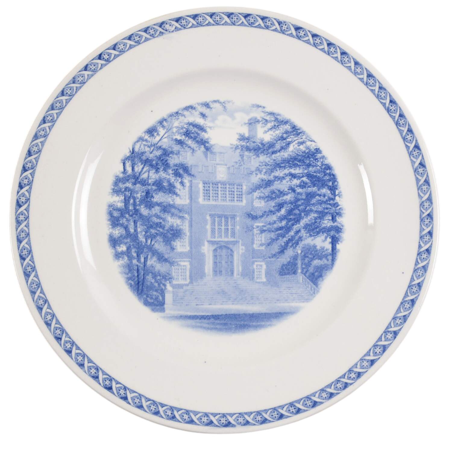 Mount Holyoke College Blue Luncheon Plate by Wedgwood-1