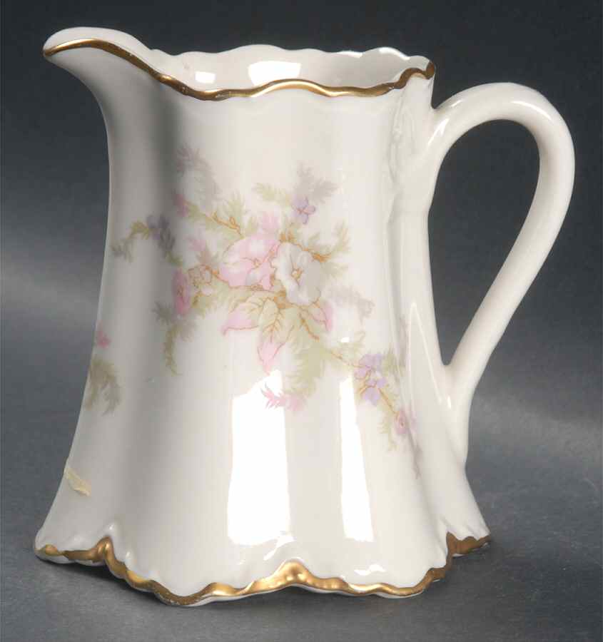 Apple Blossom (Gold Trim & Daubs) Creamer by Warwick-1