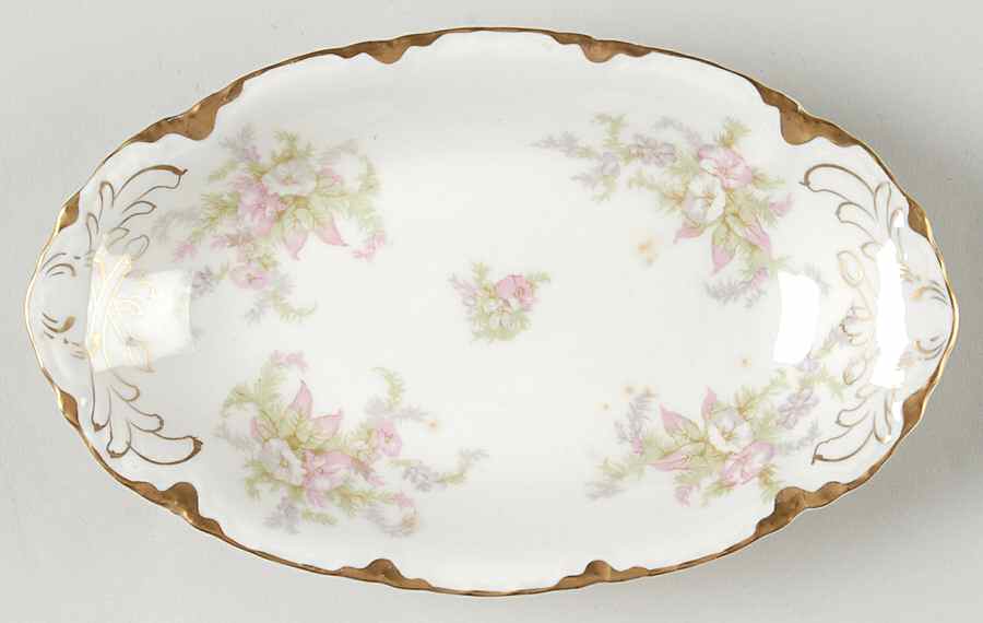 Apple Blossom (Gold Trim & Daubs) Relish by Warwick-1