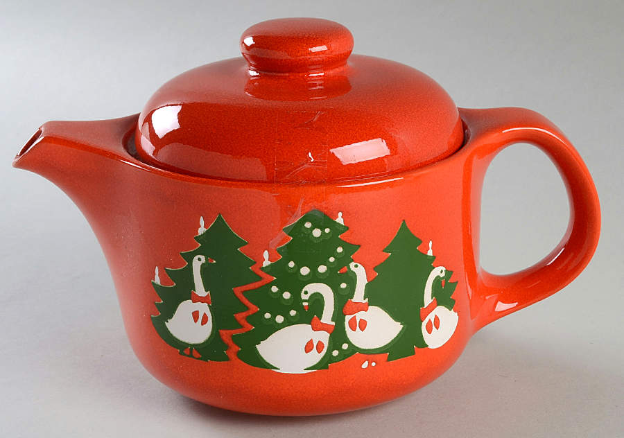 Christmas Geese Teapot & Lid by Waechtersbach-1