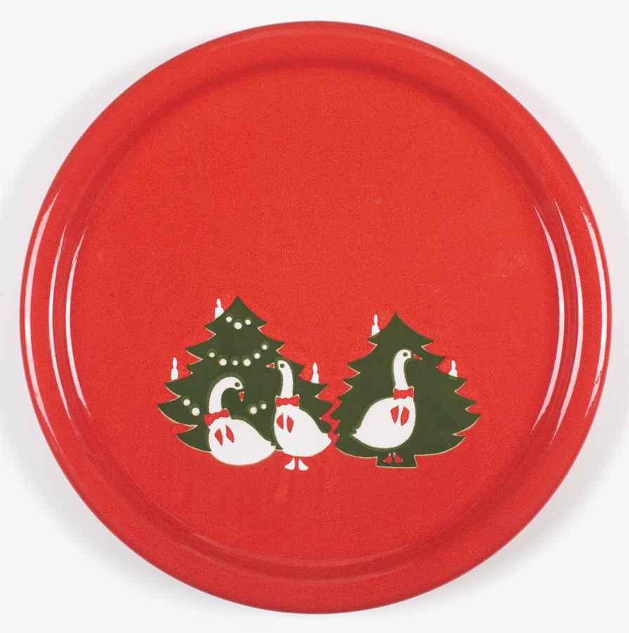 Christmas Geese Dinner Plate by Waechtersbach-1